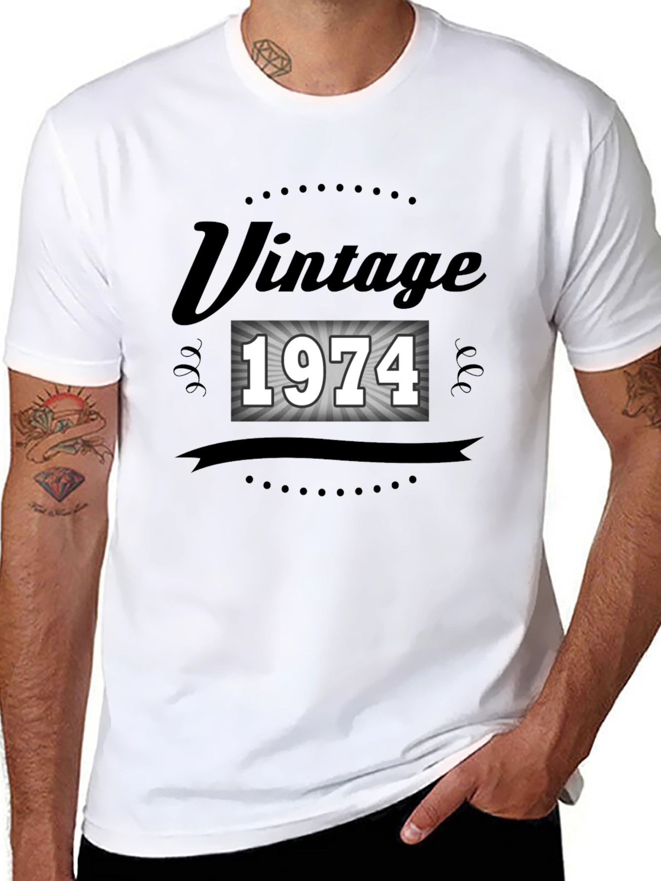 Vintage 1974 T-Shirt - Classic Birthday Gift