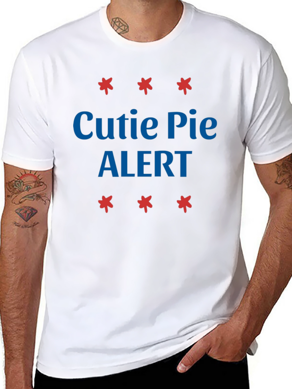 Cutie Pie Alert Graphic T-Shirt