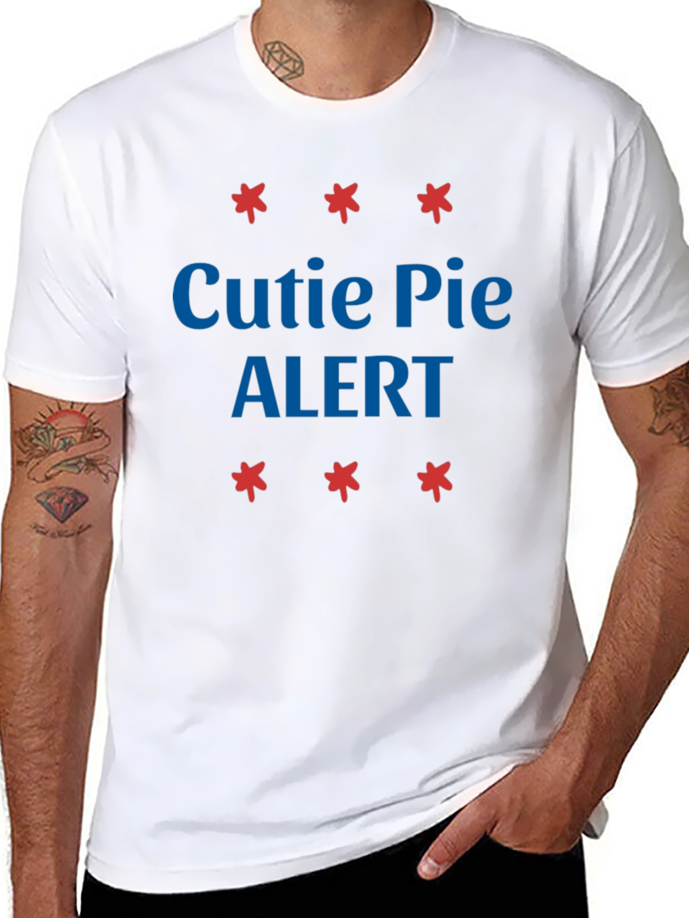 Cutie Pie Alert Graphic T-Shirt