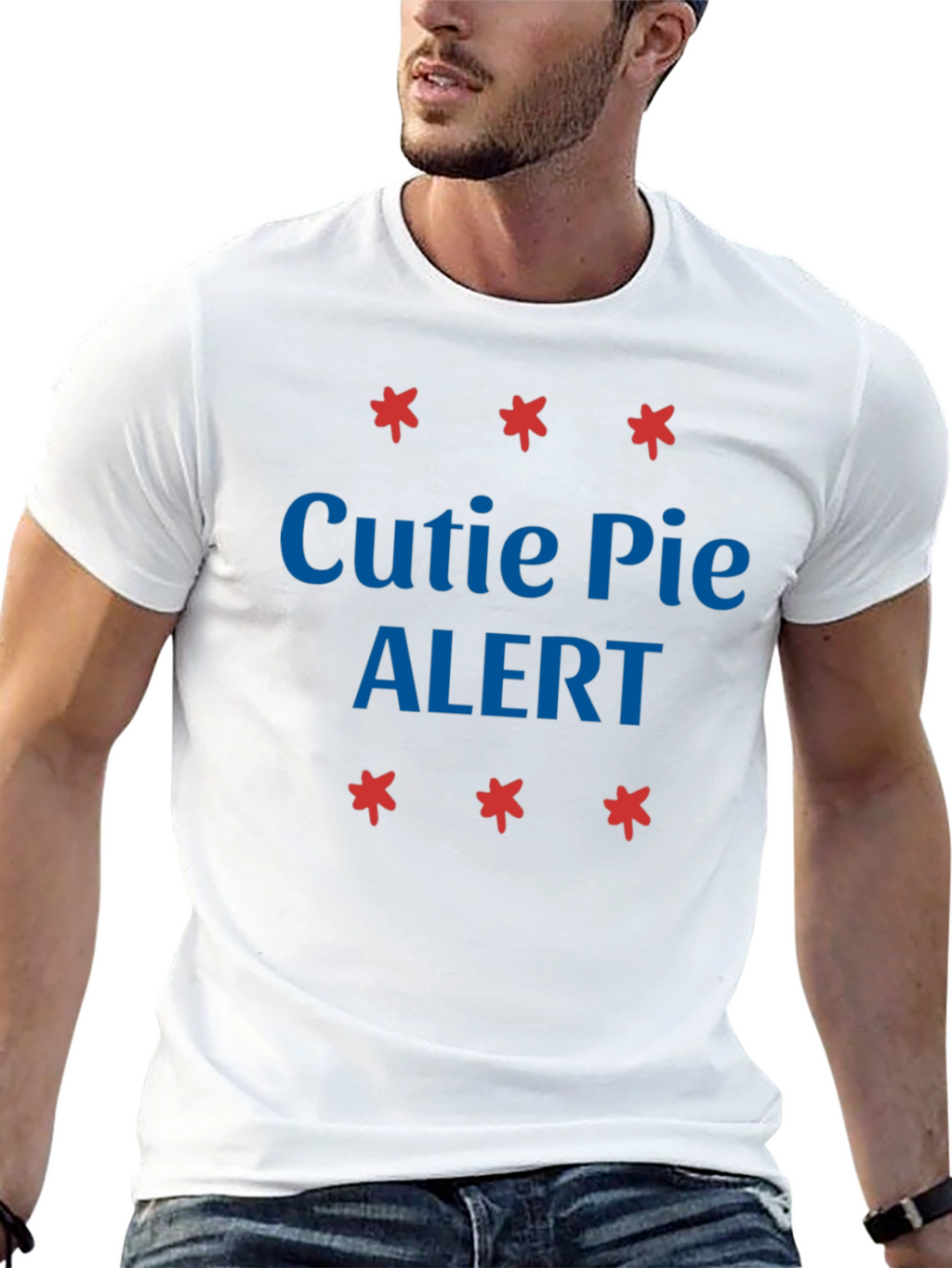 Cutie Pie Alert Graphic T-Shirt