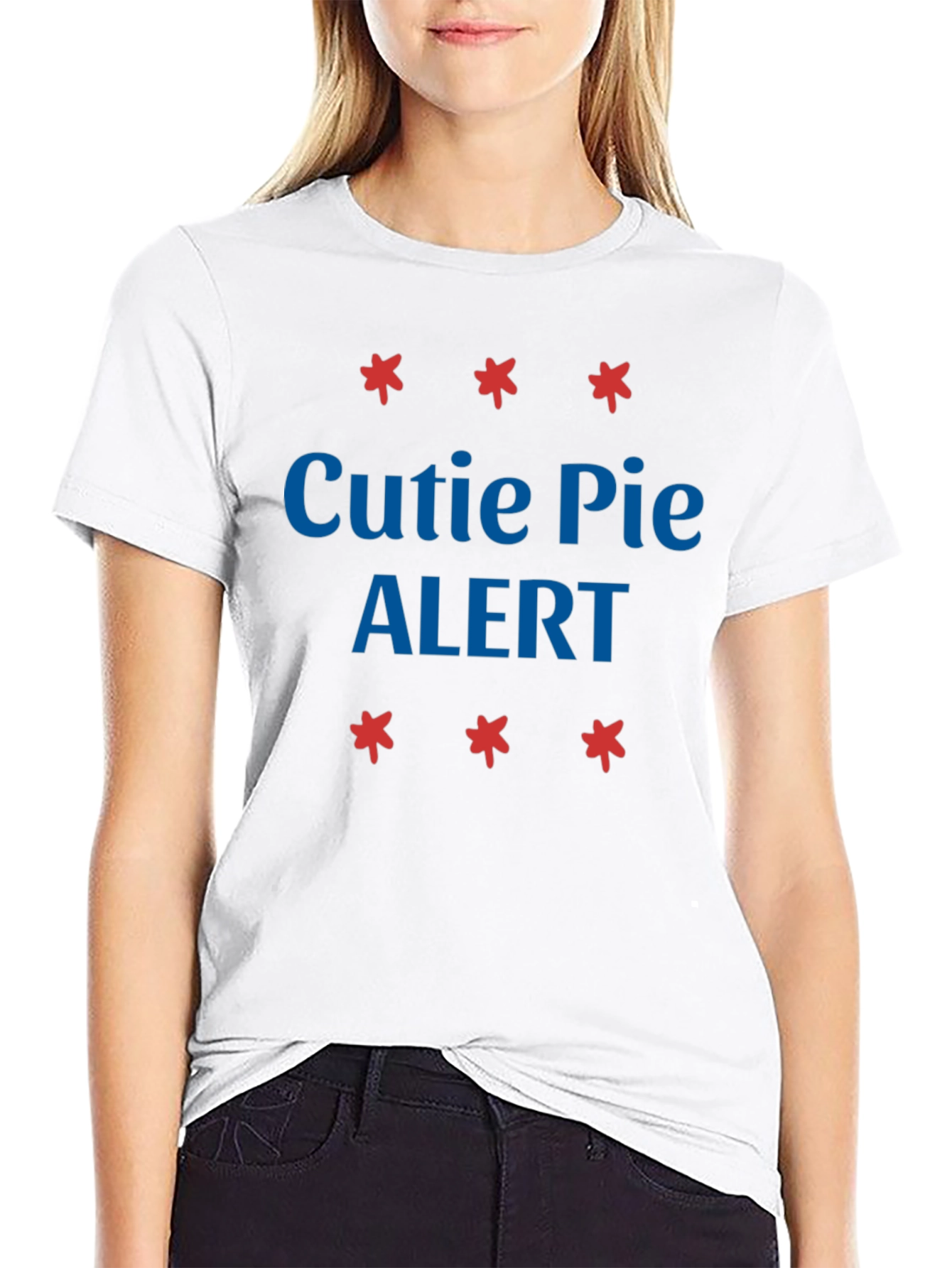 Cutie Pie Alert Graphic T-Shirt