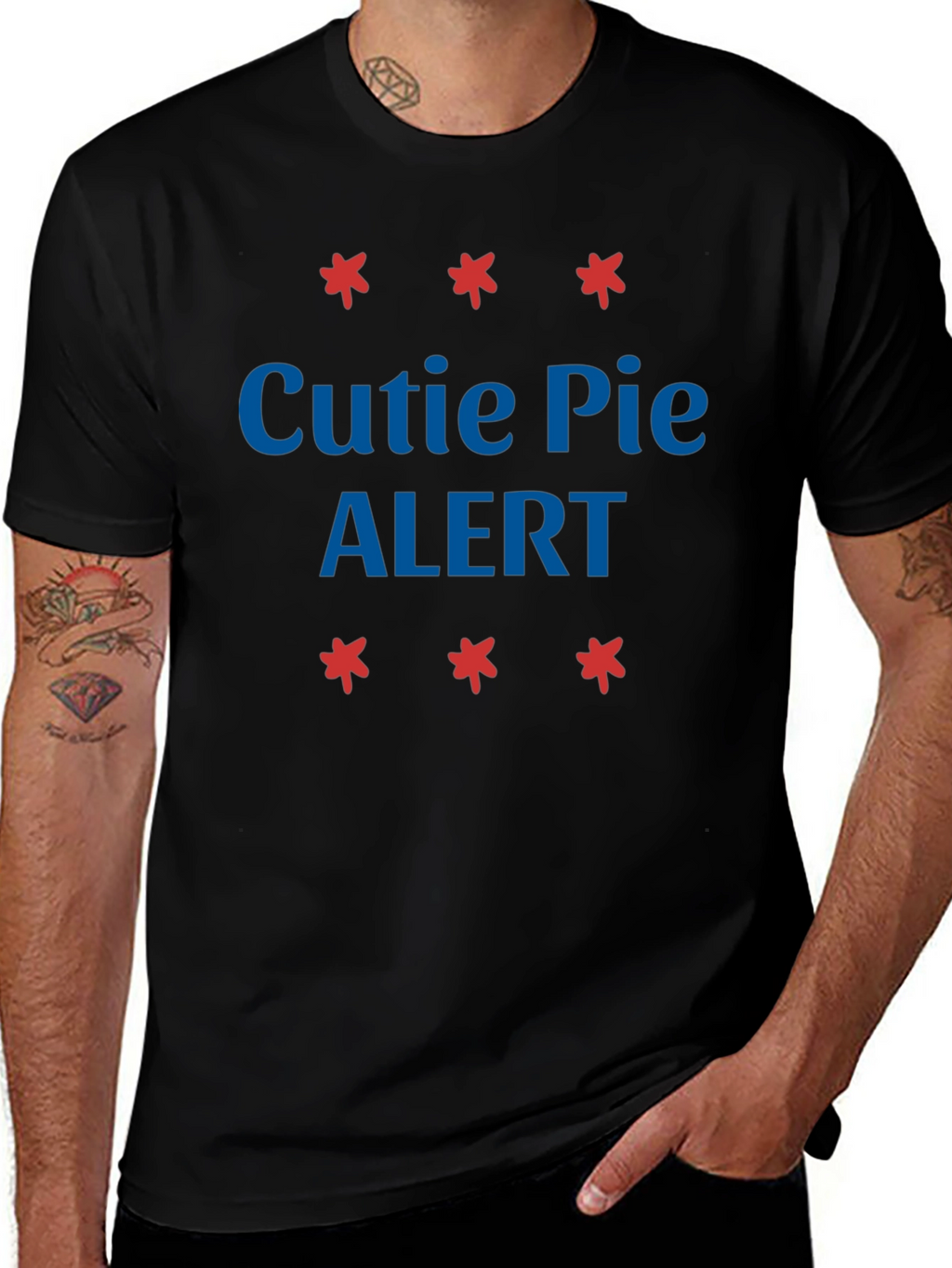 Cutie Pie Alert Graphic T-Shirt