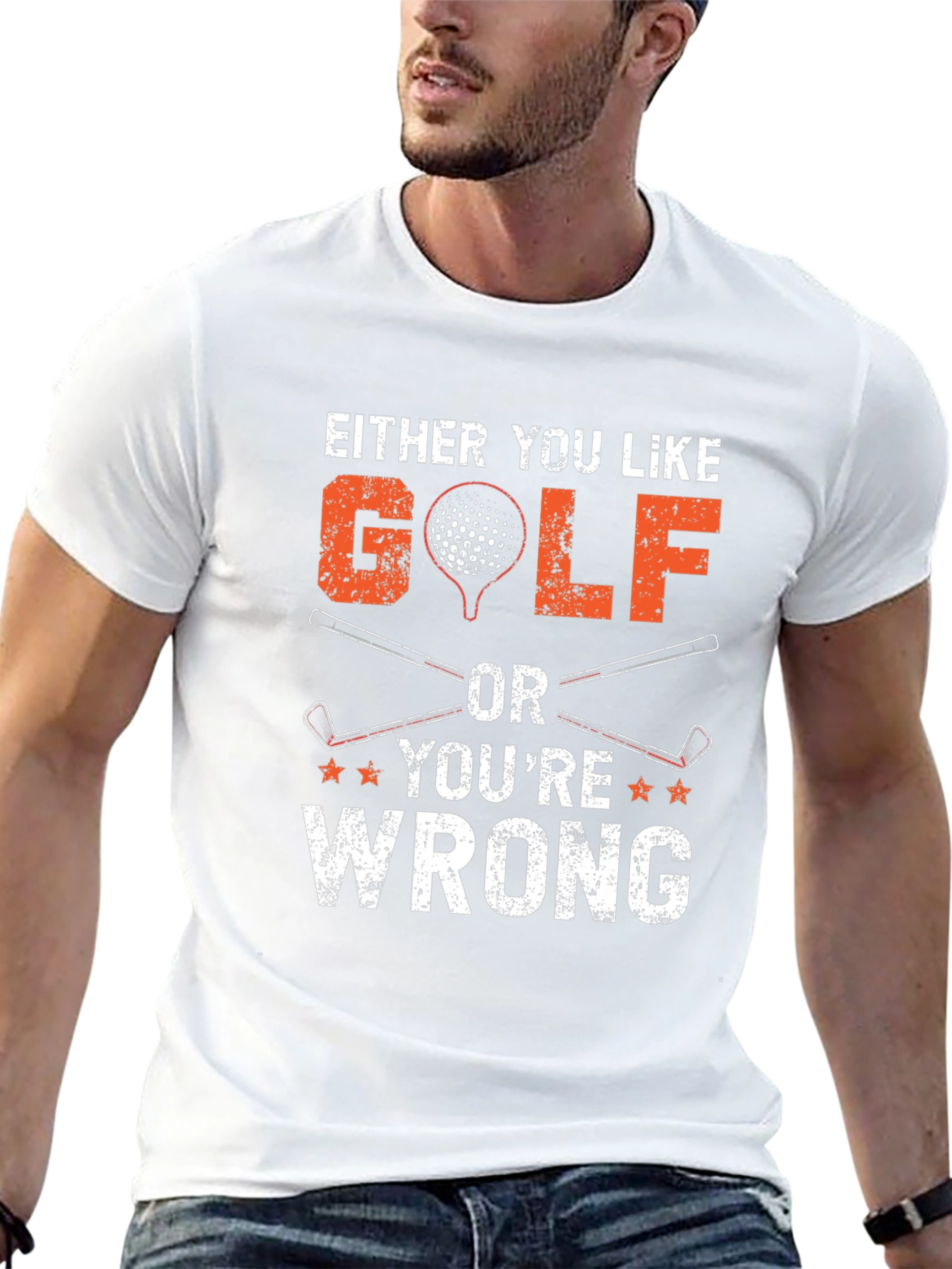Funny Golf T-Shirt - Either You Like Golf Or Youre Wrong