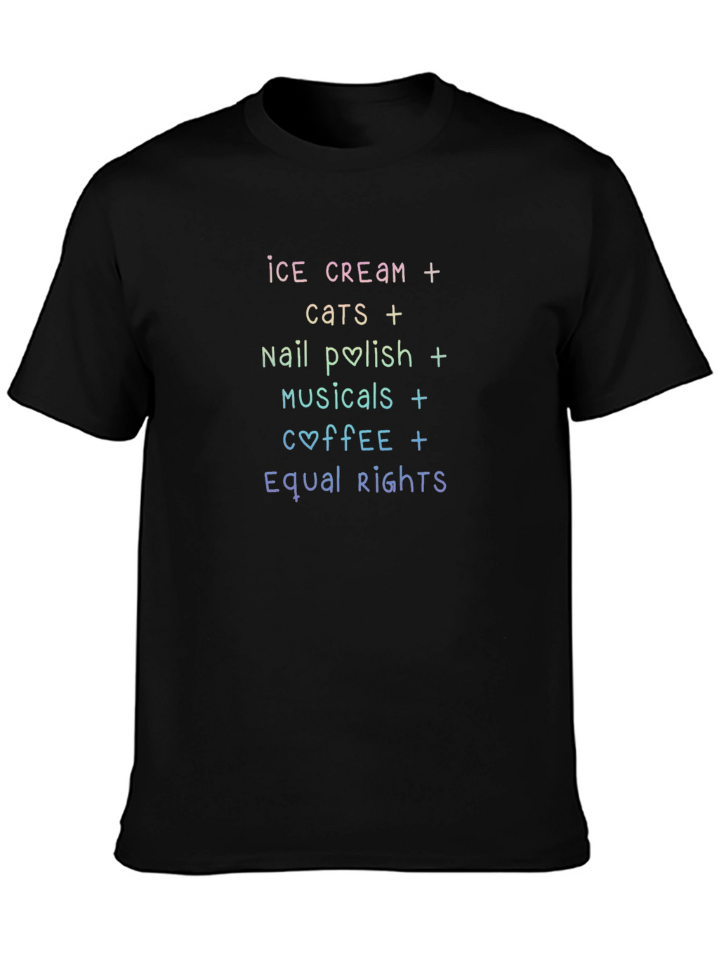 Ice Cream Cats Nail Polish Equality T-Shirt
