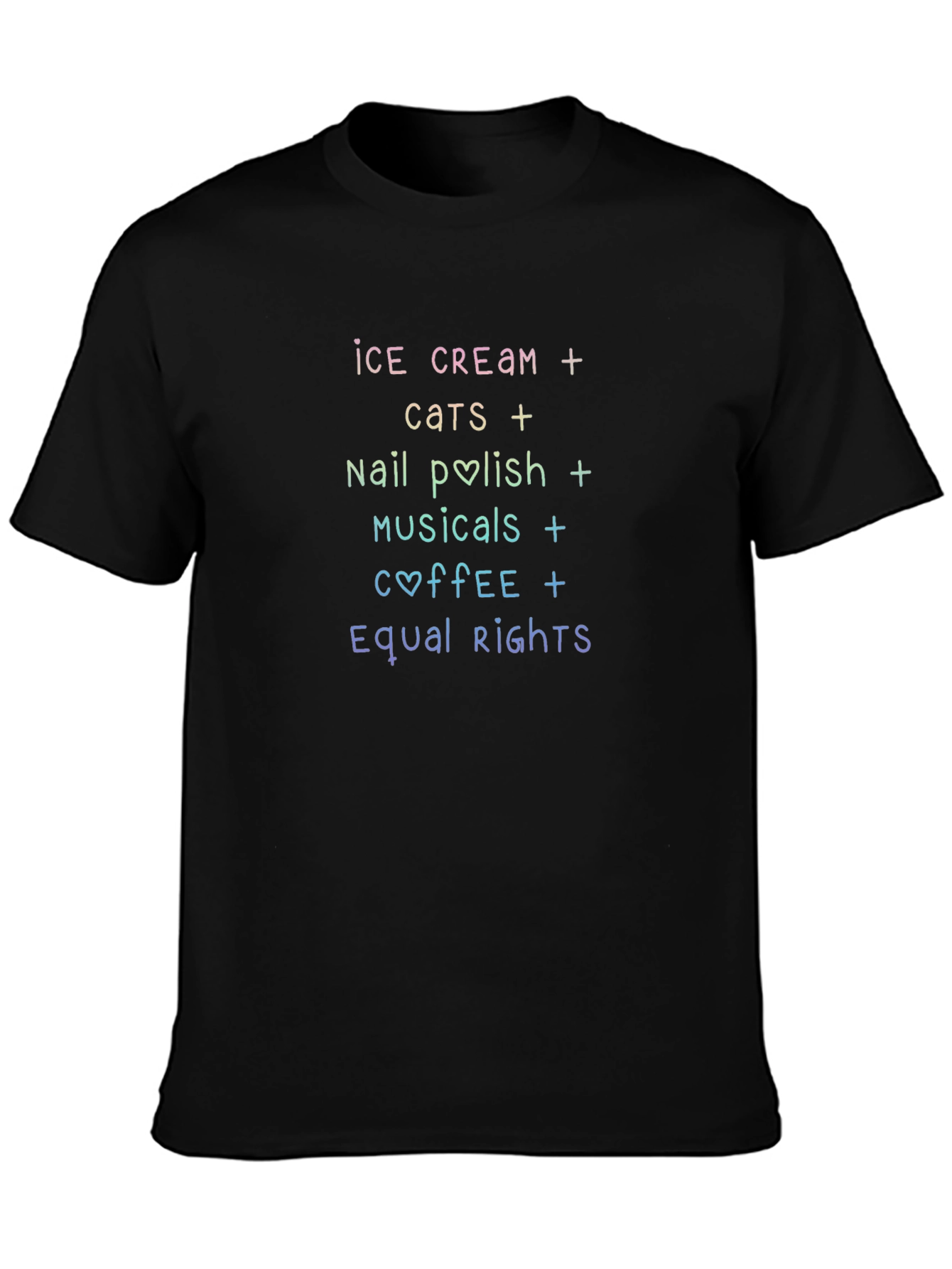 Ice Cream Cats Nail Polish Equality T-Shirt