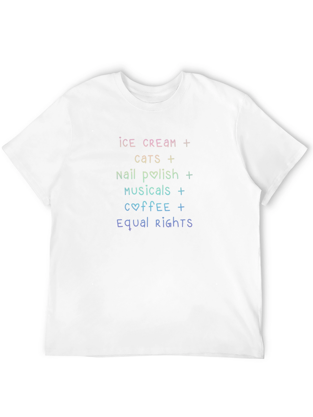 Ice Cream Cats Nail Polish Equality T-Shirt