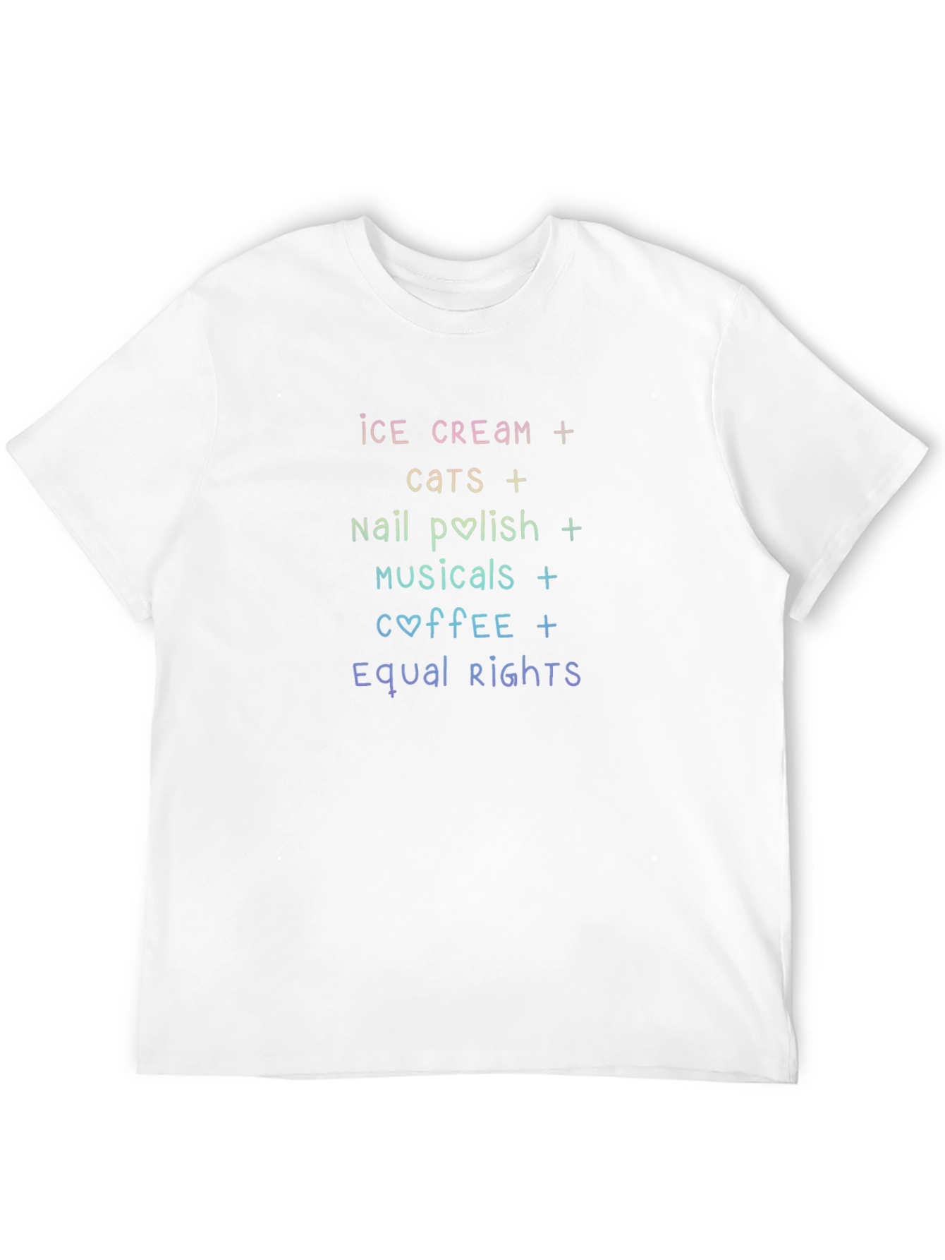 Ice Cream Cats Nail Polish Equality T-Shirt