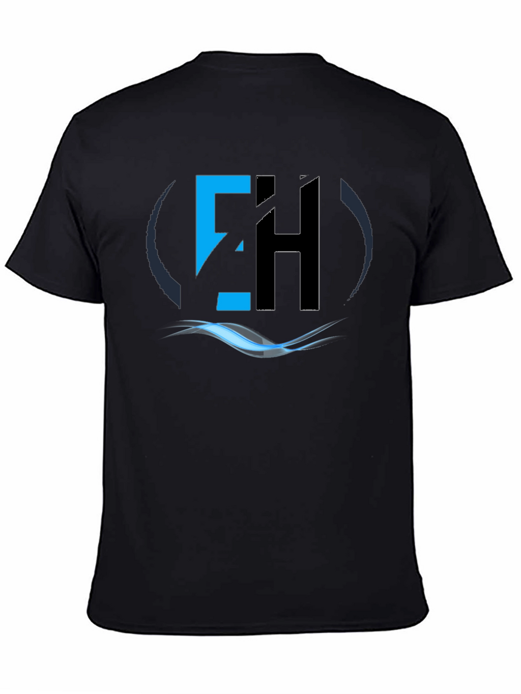 EH Logo Graphic Tee - Modern Black T-Shirt