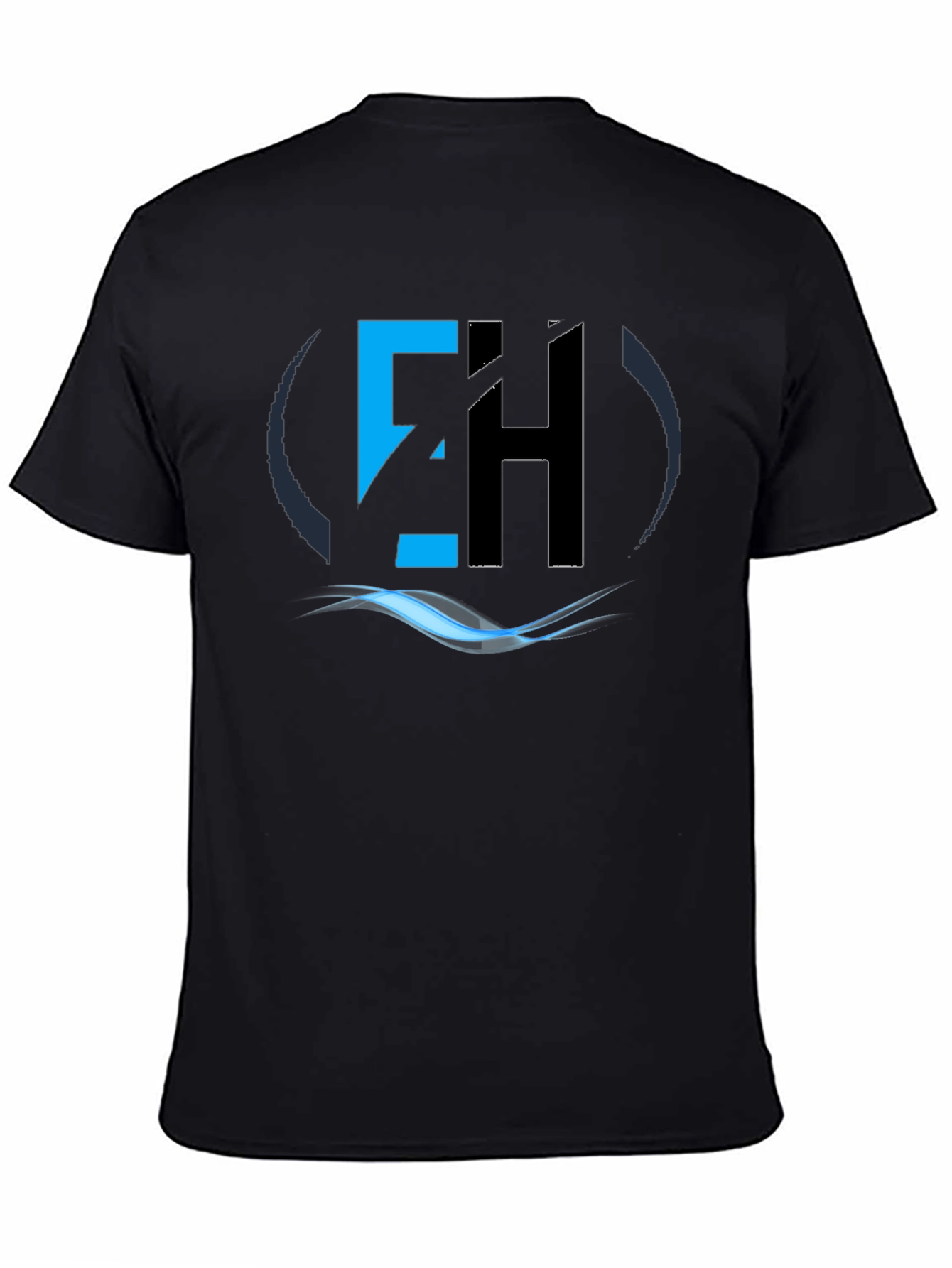 EH Logo Graphic Tee - Modern Black T-Shirt