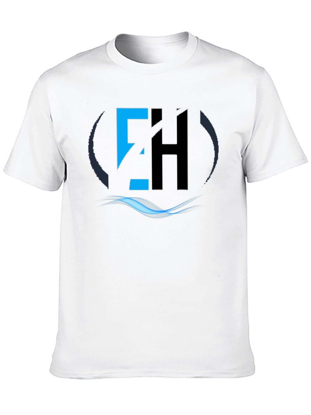 EH Logo Graphic Tee - Modern Black T-Shirt