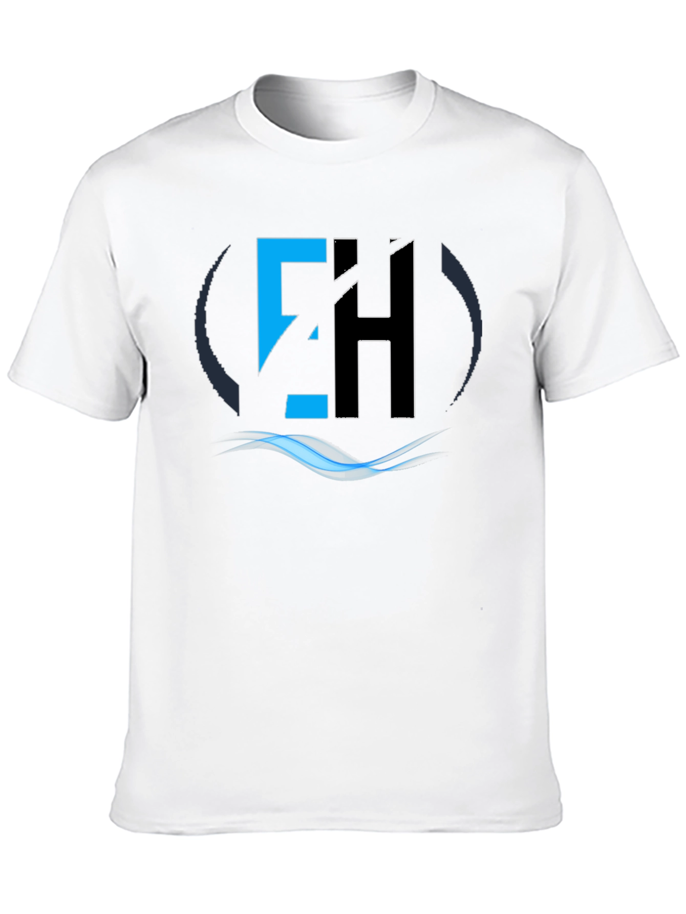 EH Logo Graphic Tee - Modern Black T-Shirt