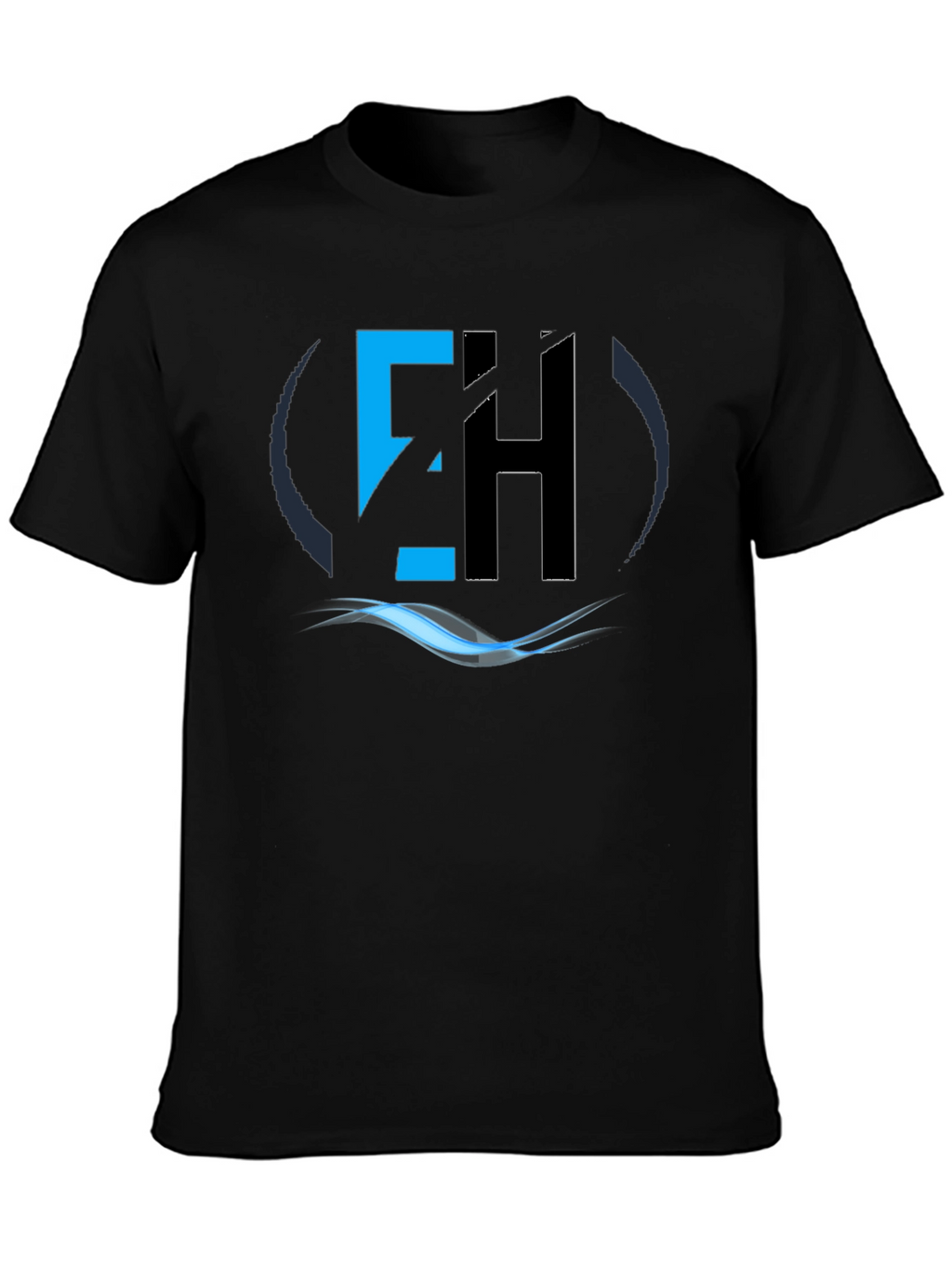 EH Logo Graphic Tee - Modern Black T-Shirt