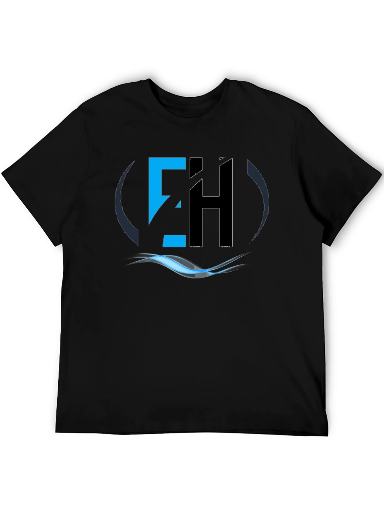 EH Logo Graphic Tee - Modern Black T-Shirt