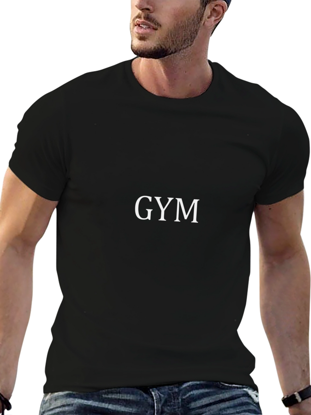 GYM Black T-Shirt - Fitness Apparel