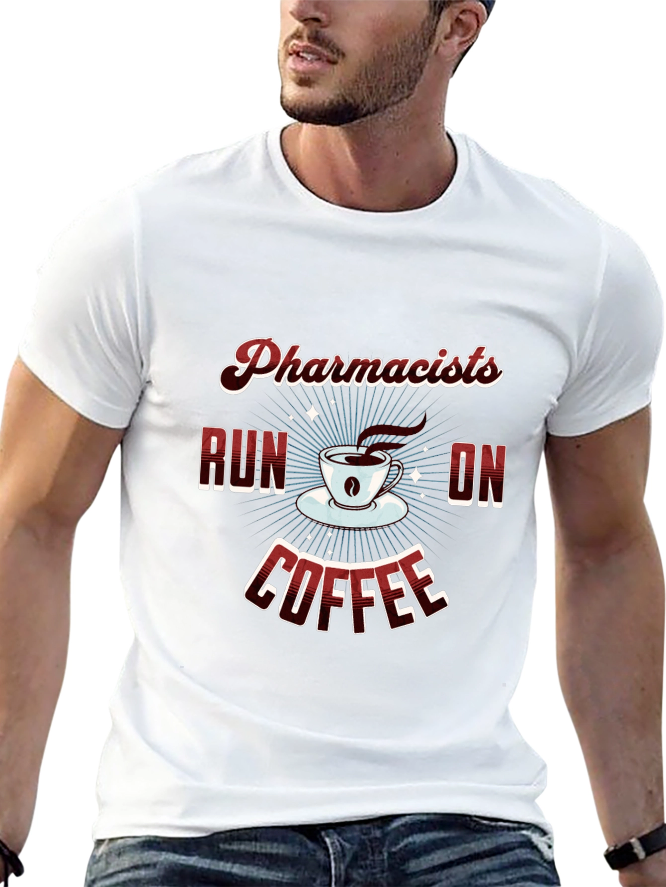 Pharmacists Run on Coffee Graphic Tee