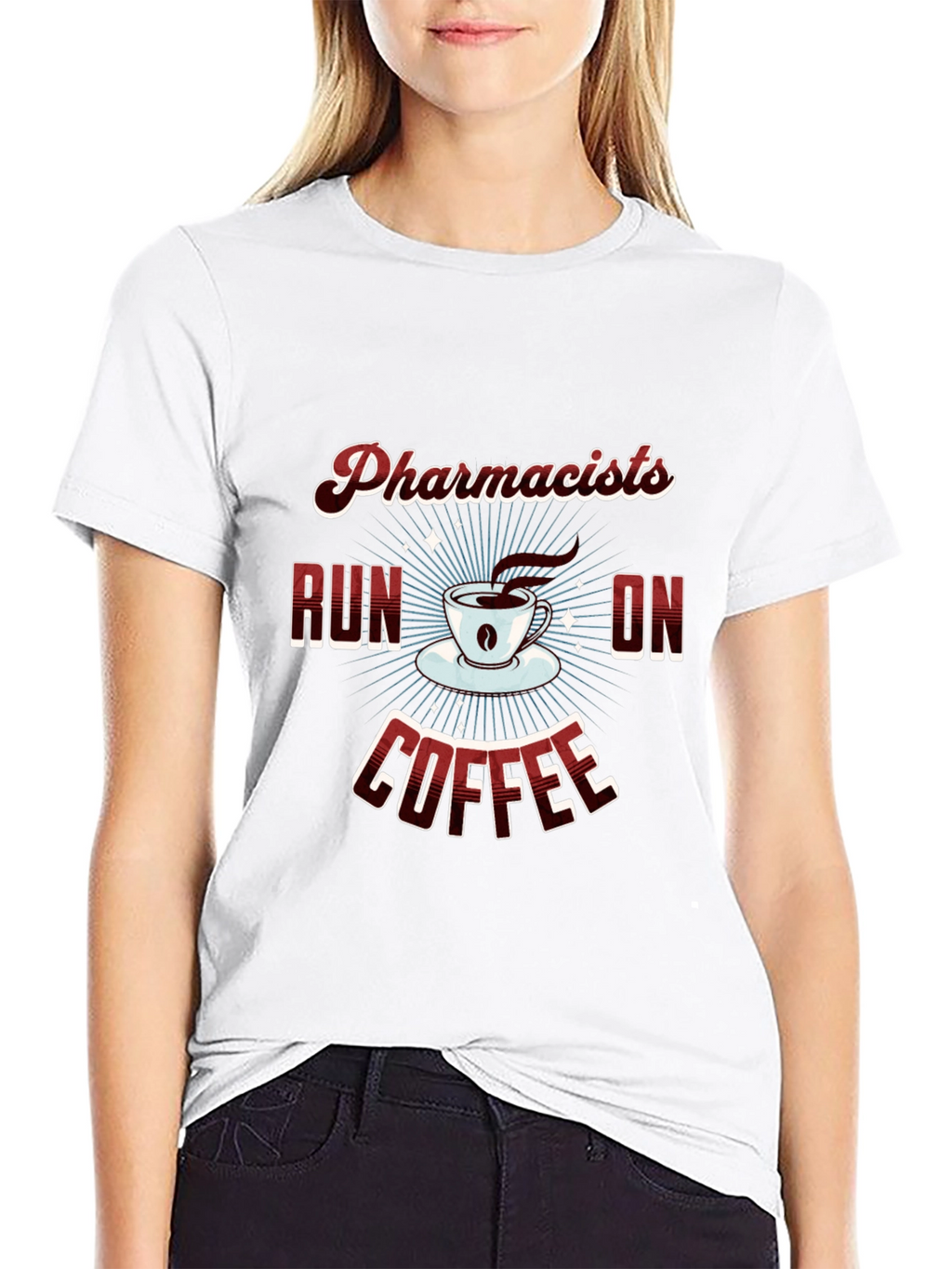 Pharmacists Run on Coffee Graphic Tee