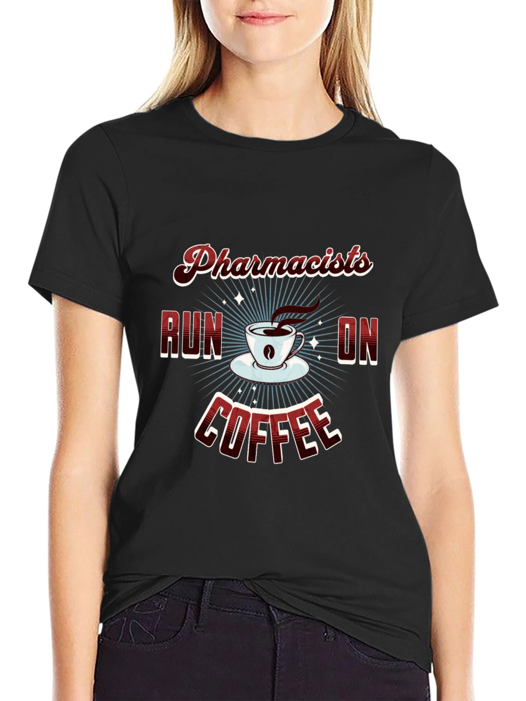 Pharmacists Run on Coffee Graphic Tee