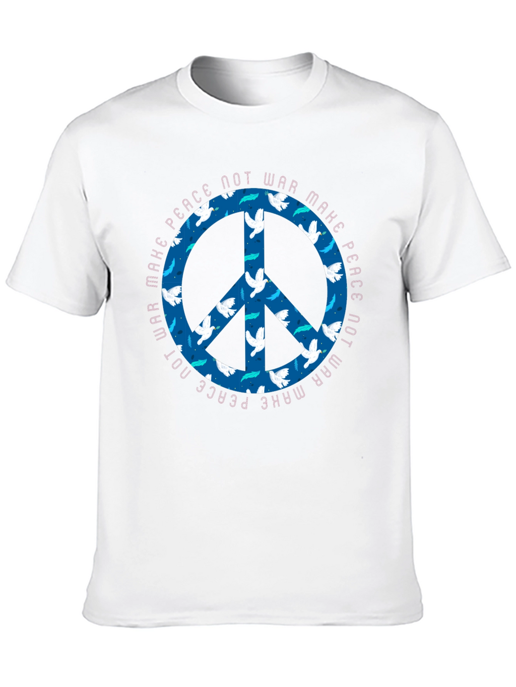 Peace Dove Graphic T-Shirt - Make Peace Not War