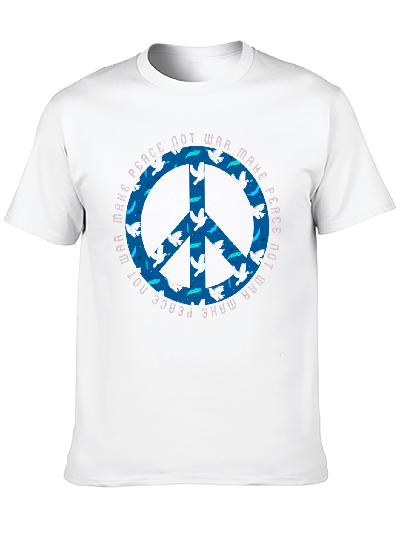 Peace Dove Graphic T-Shirt - Make Peace Not War