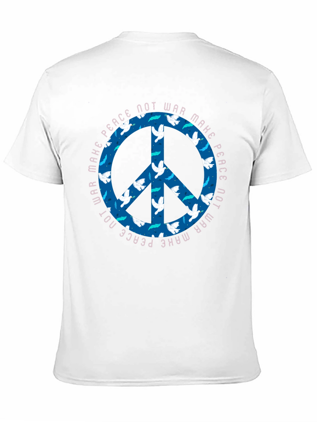 Peace Dove Graphic T-Shirt - Make Peace Not War