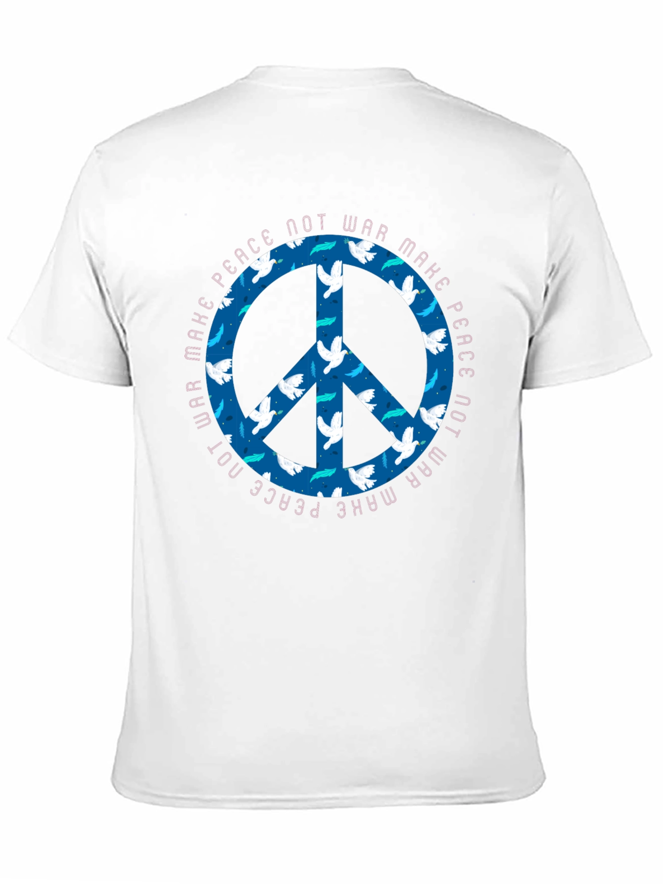 Peace Dove Graphic T-Shirt - Make Peace Not War