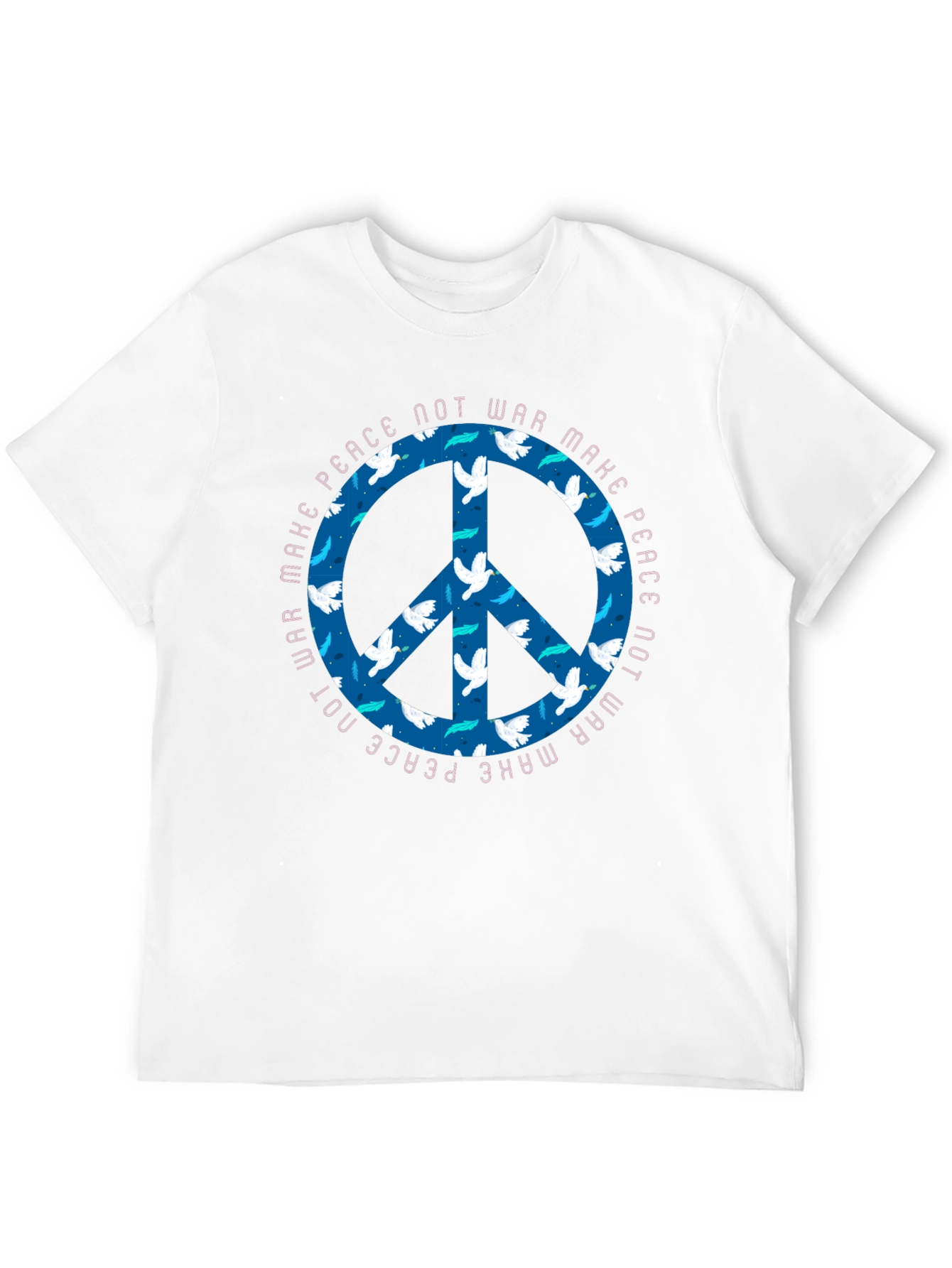 Peace Dove Graphic T-Shirt - Make Peace Not War
