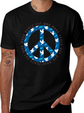 Peace Dove Graphic T-Shirt - Make Peace Not War
