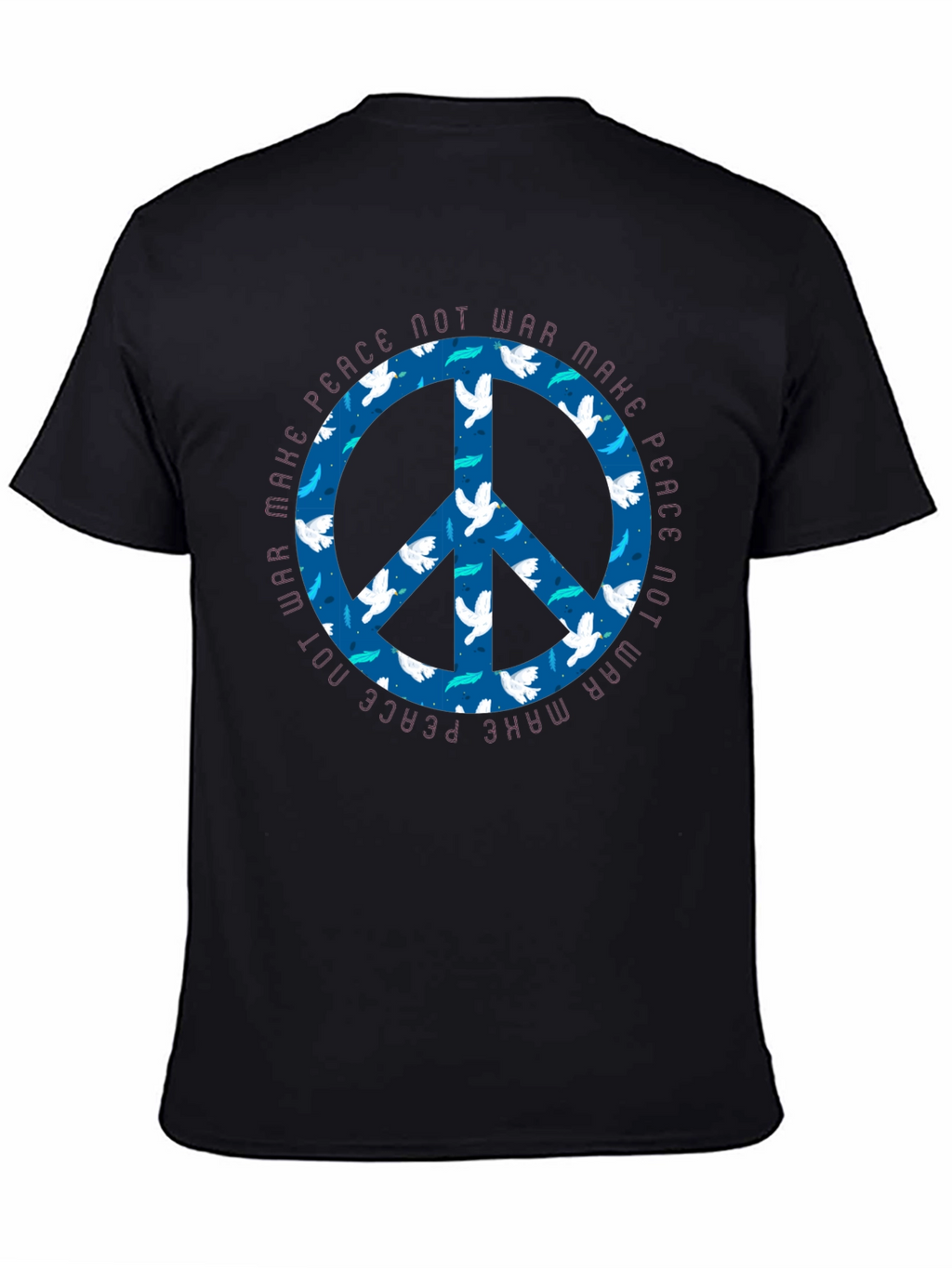 Peace Dove Graphic T-Shirt - Make Peace Not War