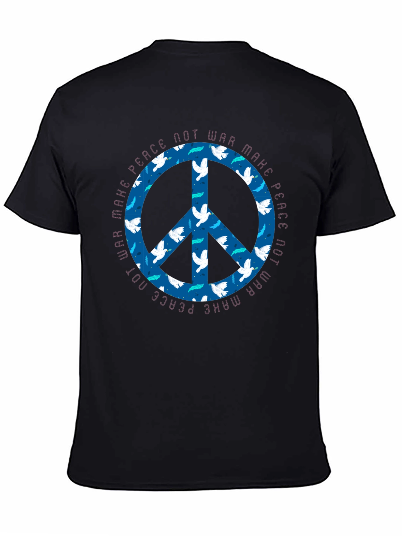 Peace Dove Graphic T-Shirt - Make Peace Not War
