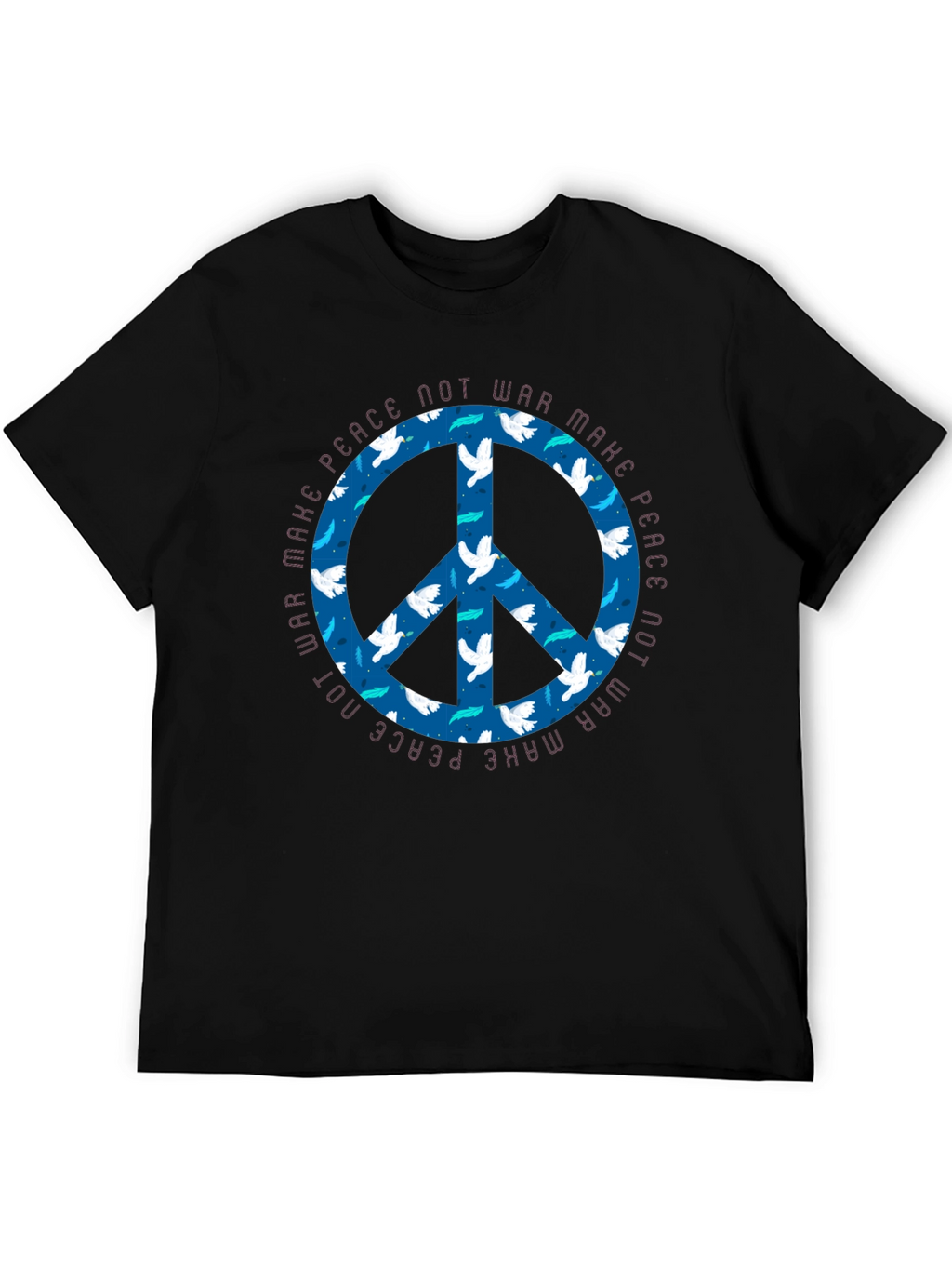 Peace Dove Graphic T-Shirt - Make Peace Not War