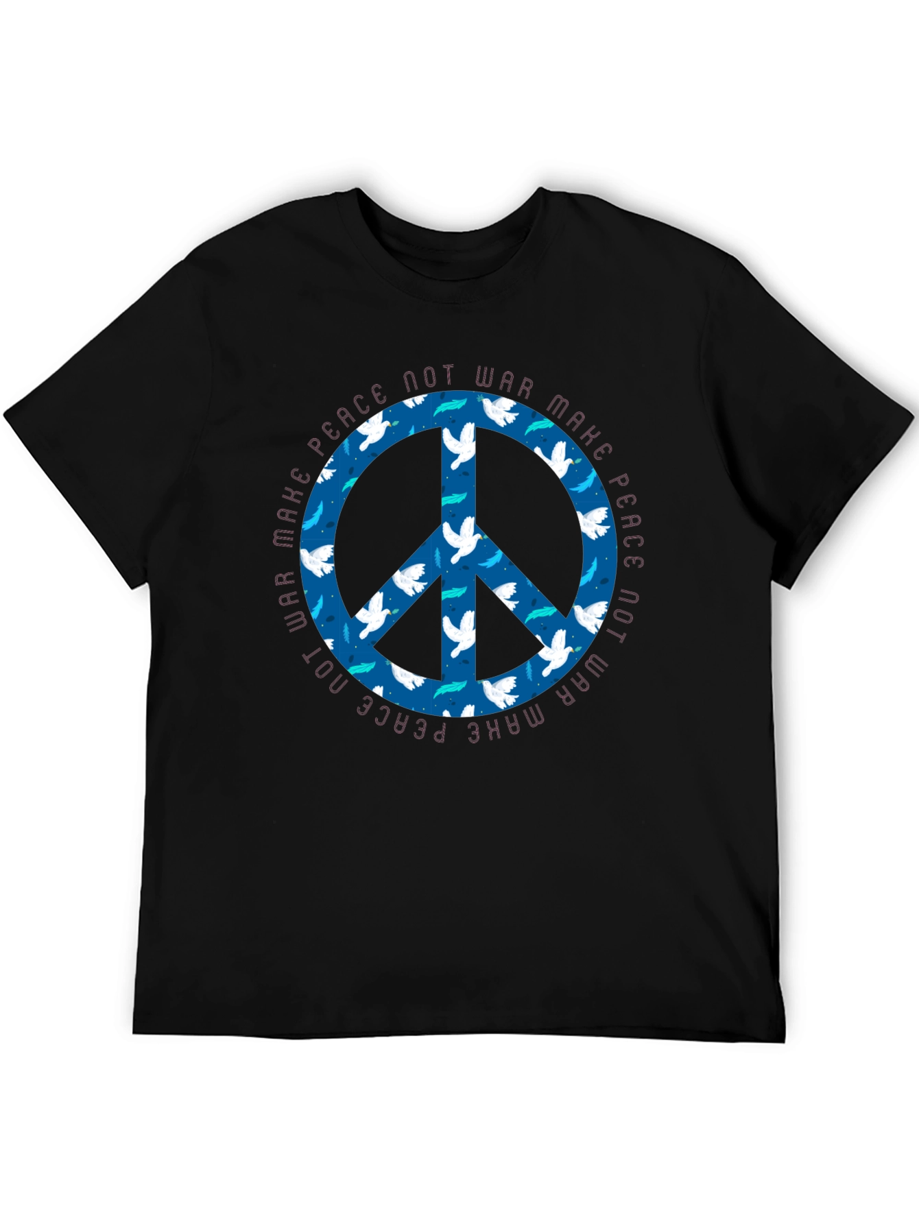 Peace Dove Graphic T-Shirt - Make Peace Not War