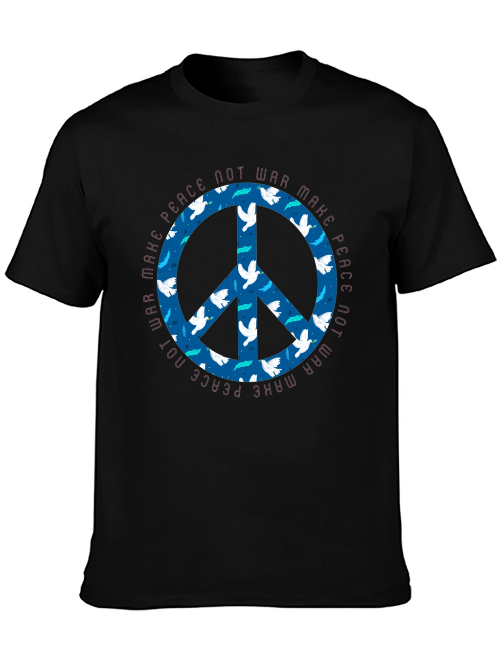 Peace Dove Graphic T-Shirt - Make Peace Not War