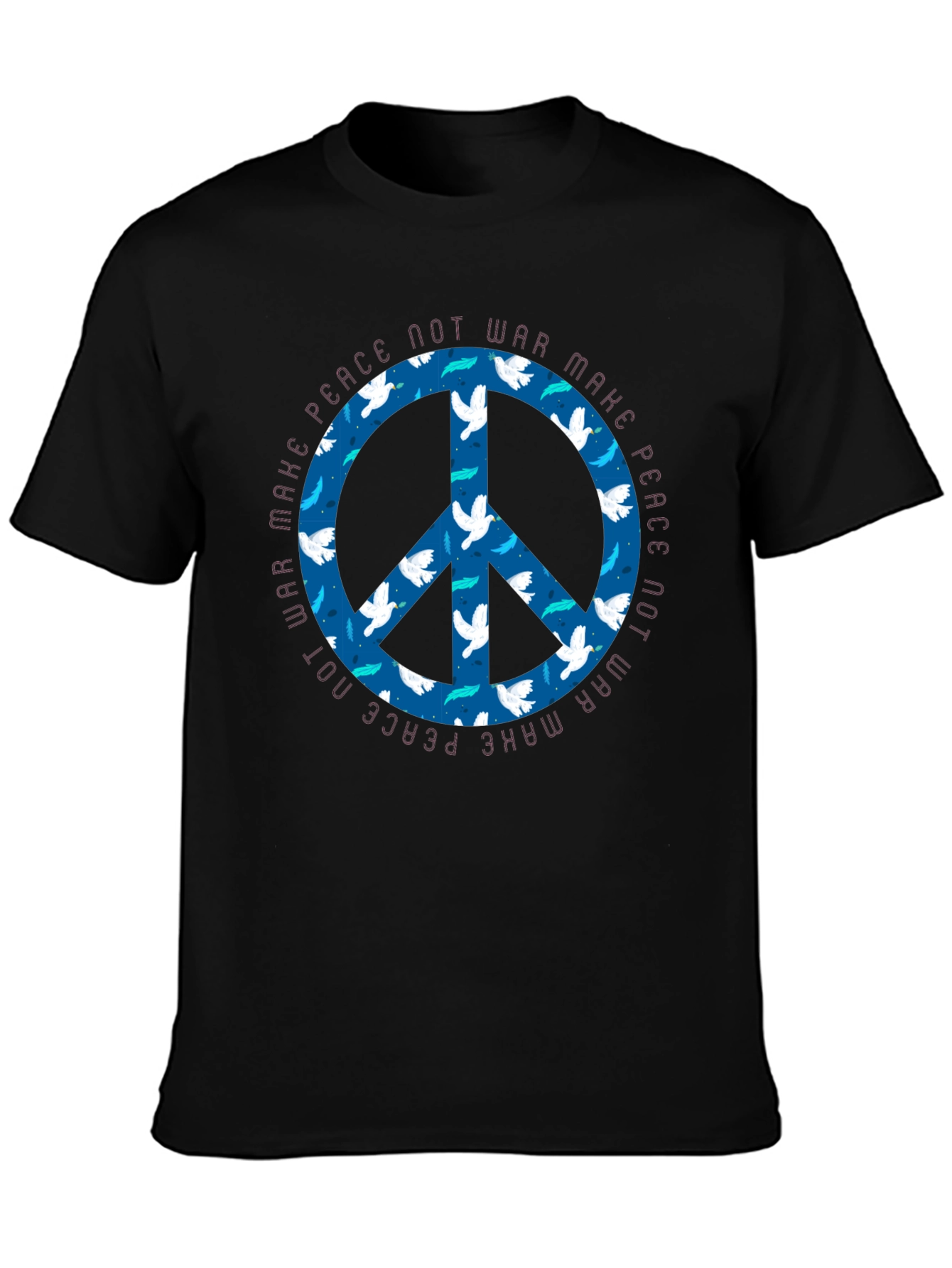 Peace Dove Graphic T-Shirt - Make Peace Not War