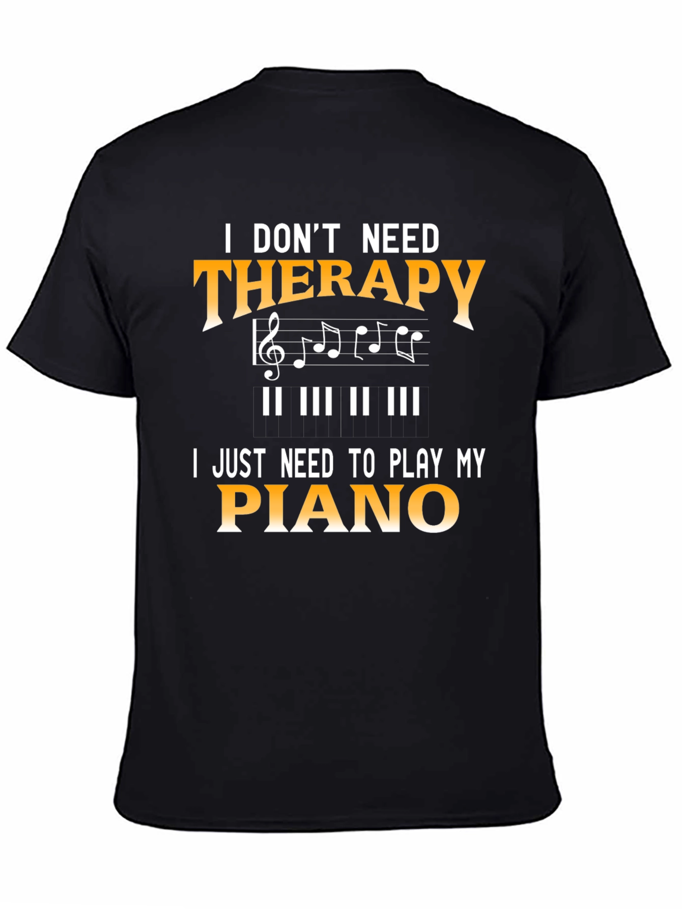 Piano Therapy Graphic T-Shirt