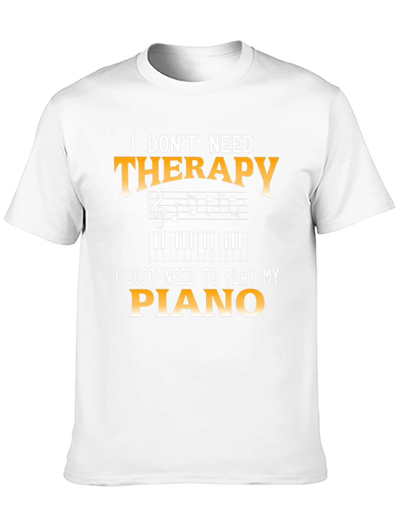 Piano Therapy Graphic T-Shirt