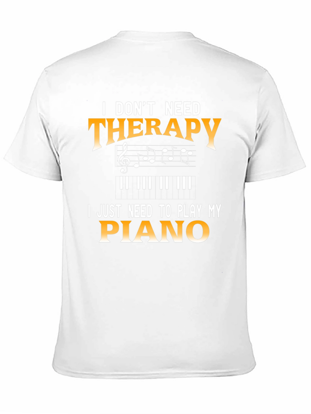 Piano Therapy Graphic T-Shirt