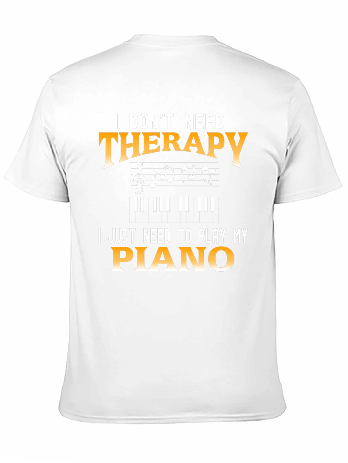 Piano Therapy Graphic T-Shirt
