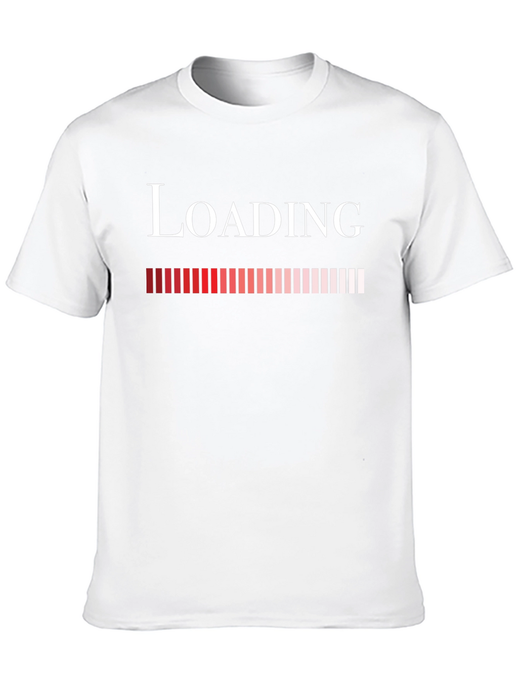 Loading Bar Graphic Tee - Fun Geek T-Shirt