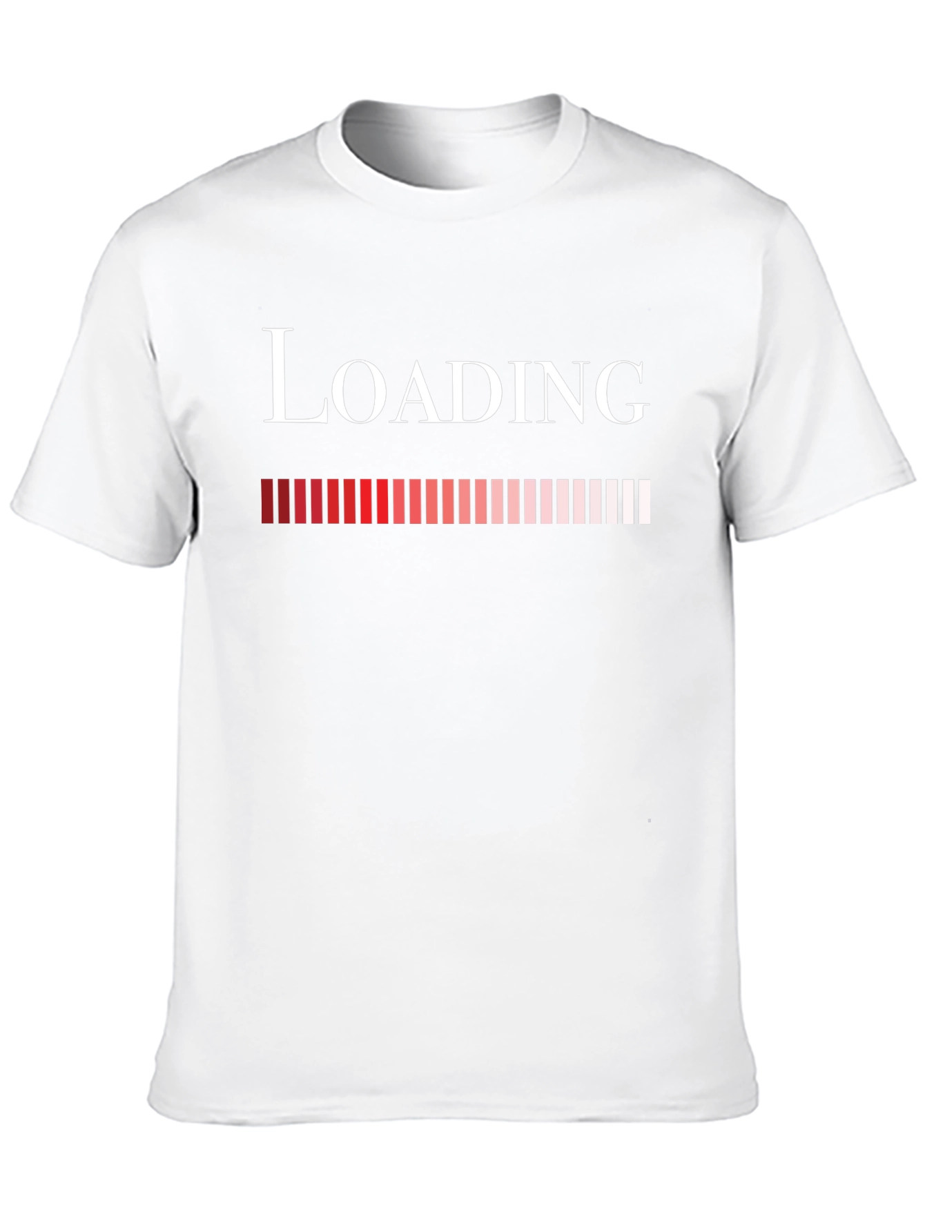 Loading Bar Graphic Tee - Fun Geek T-Shirt