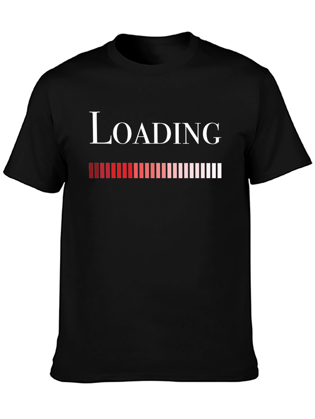Loading Bar Graphic Tee - Fun Geek T-Shirt