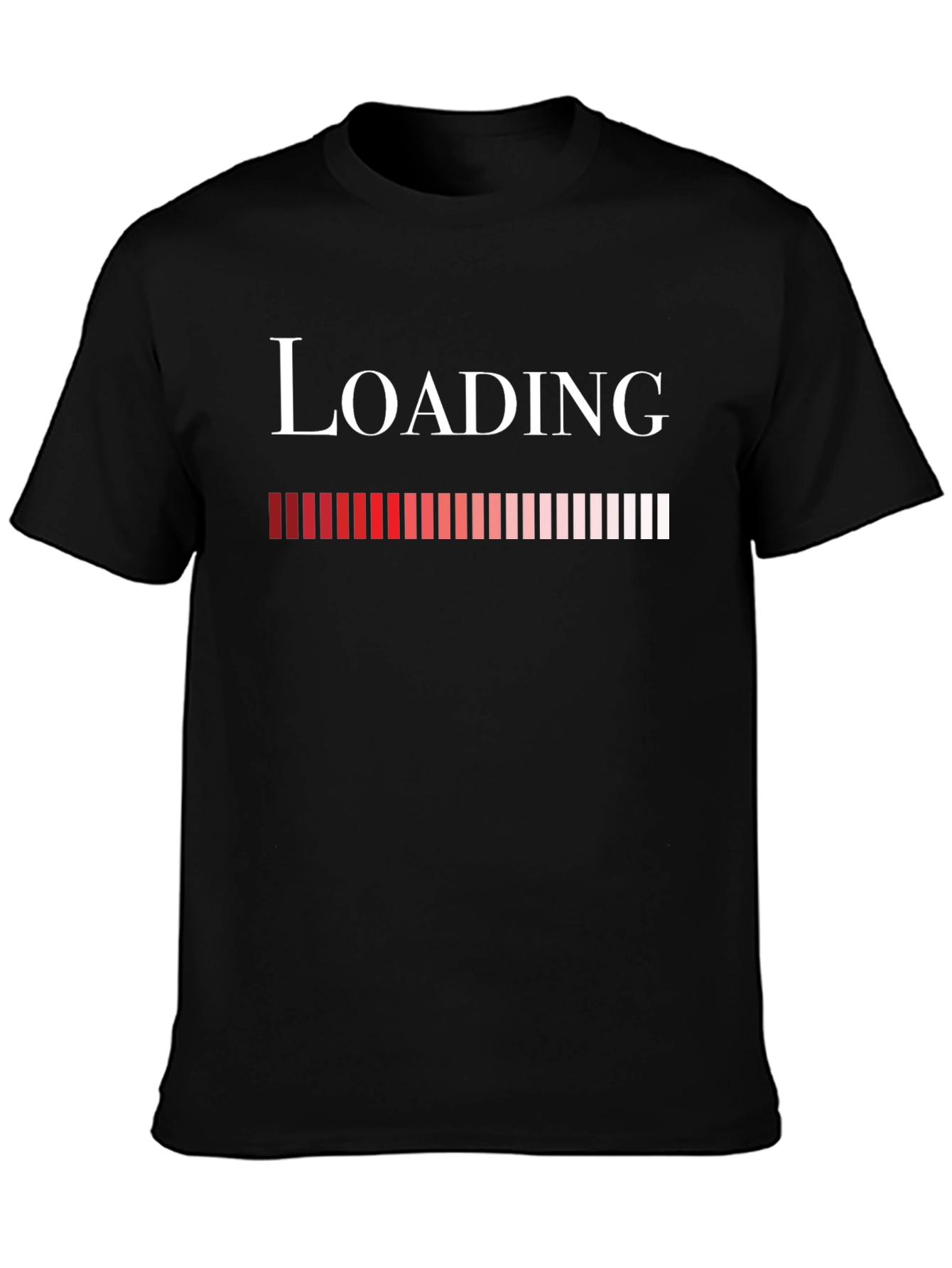 Loading Bar Graphic Tee - Fun Geek T-Shirt