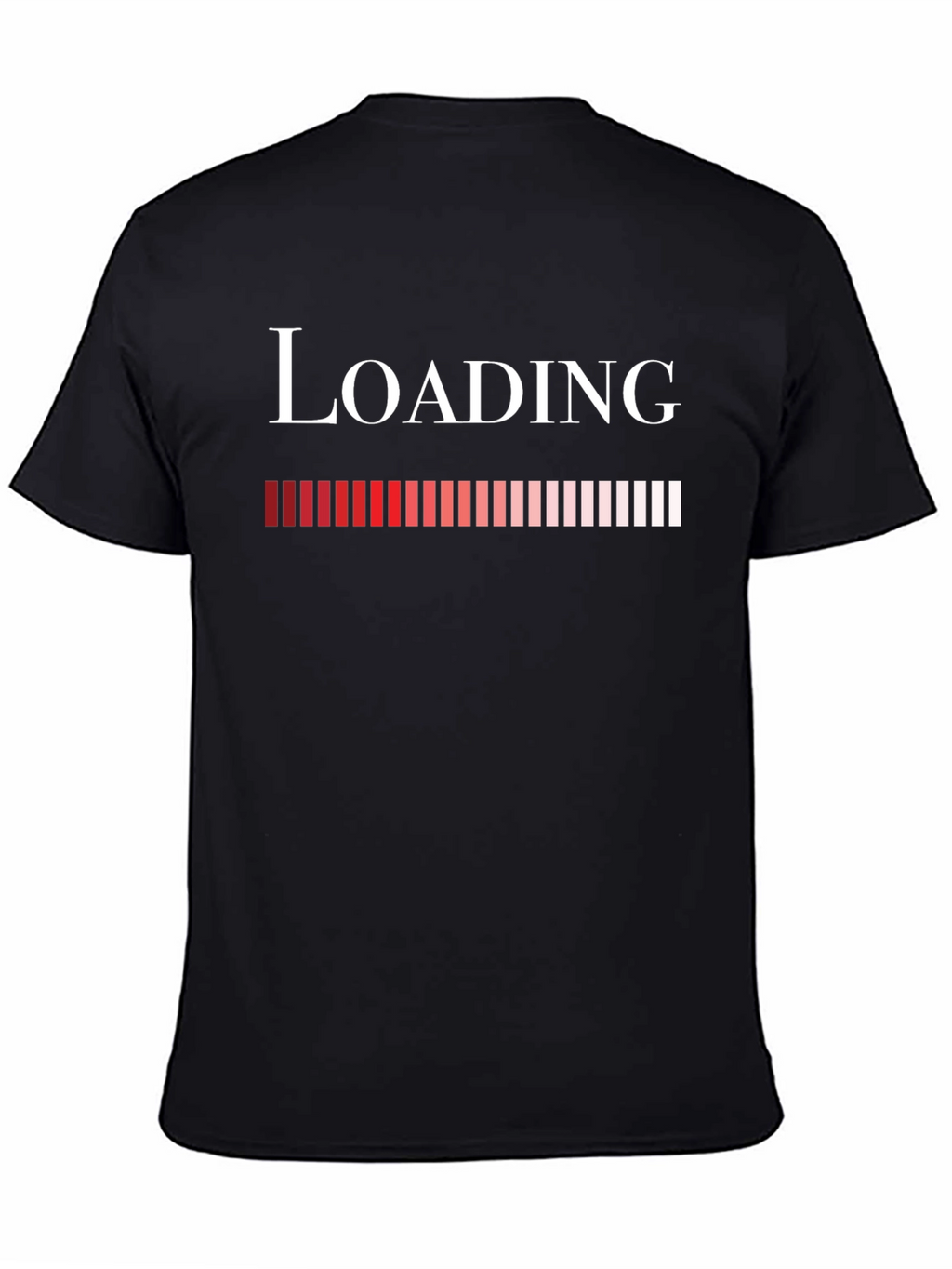 Loading Bar Graphic Tee - Fun Geek T-Shirt