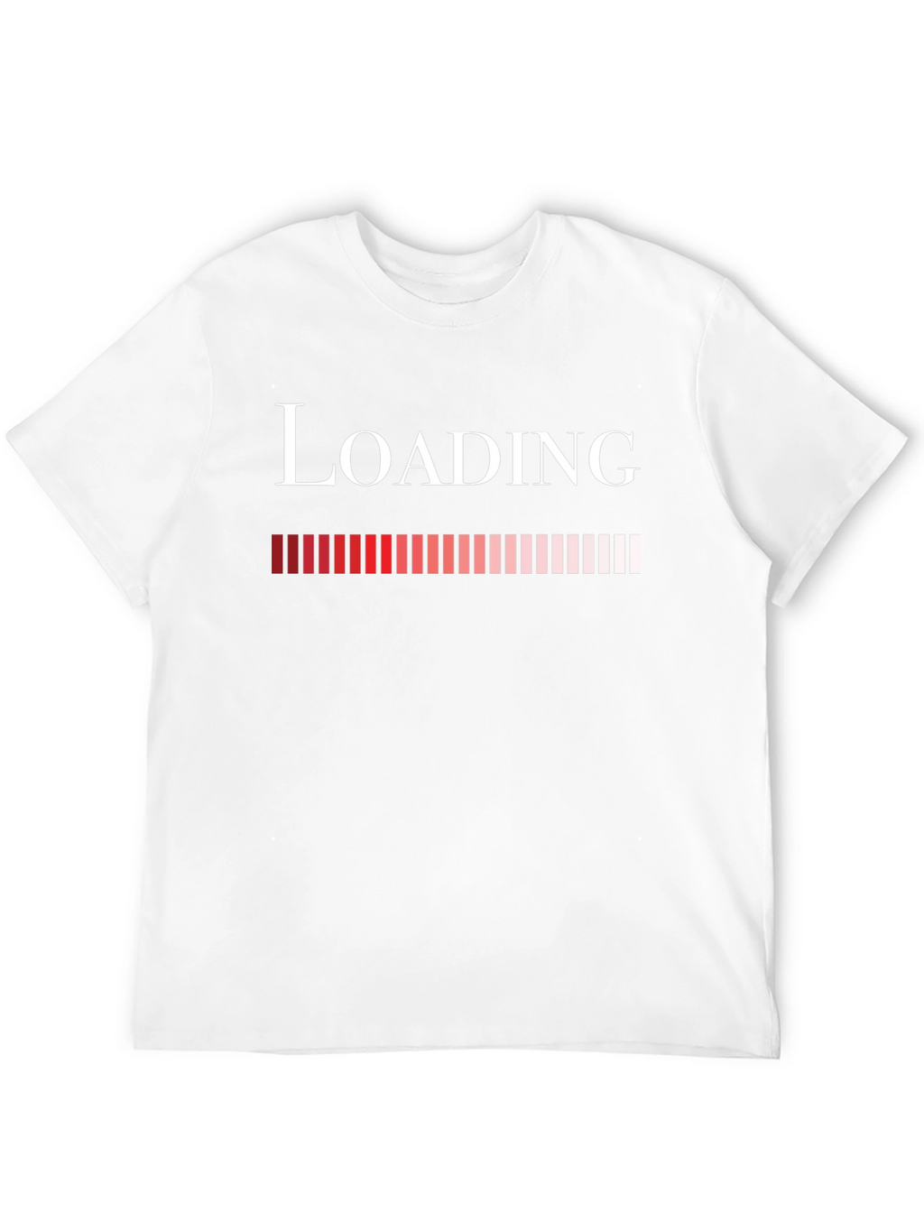 Loading Bar Graphic Tee - Fun Geek T-Shirt