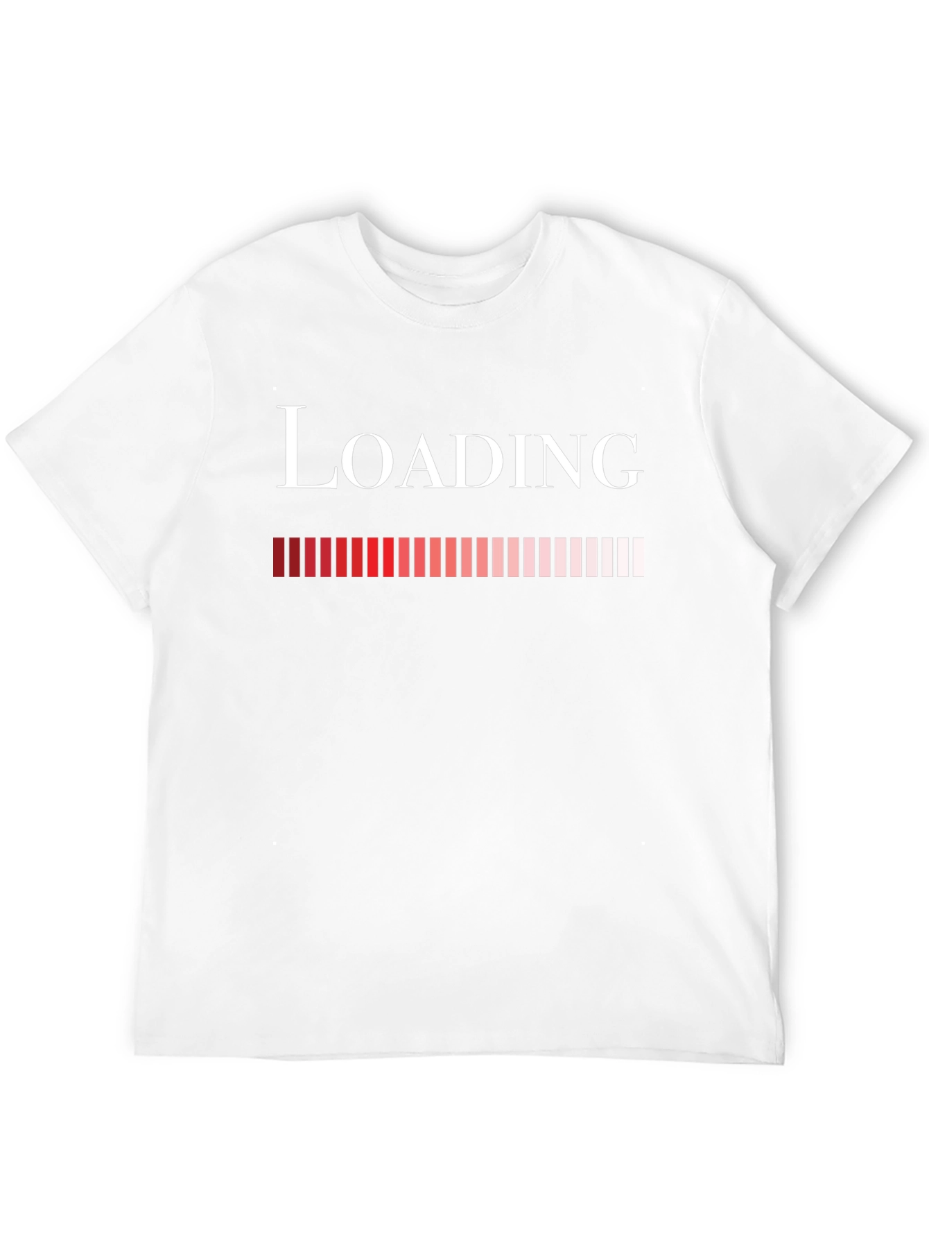 Loading Bar Graphic Tee - Fun Geek T-Shirt