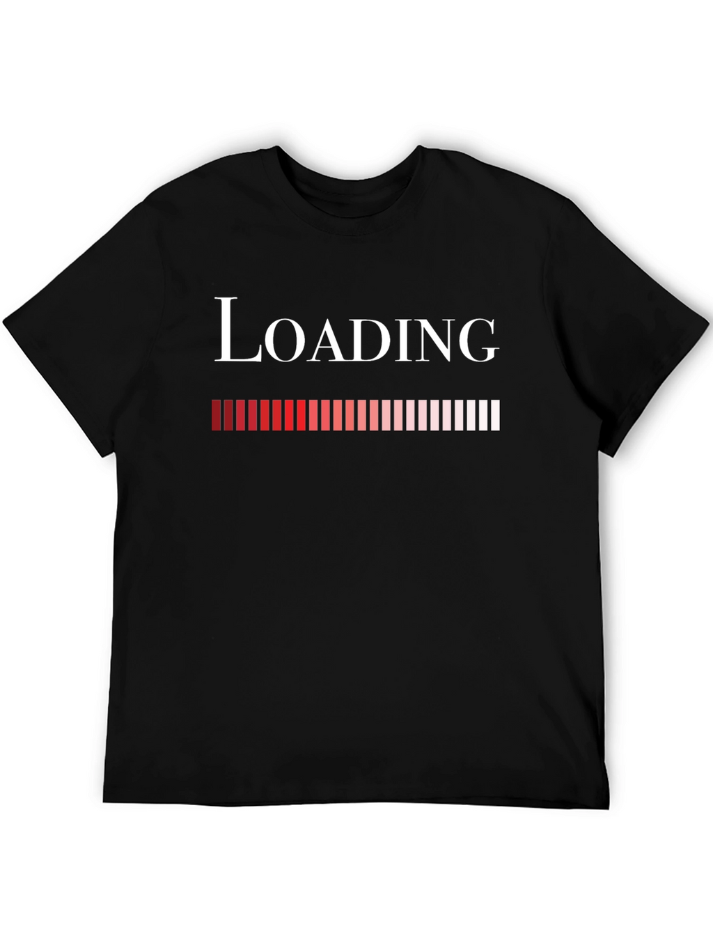 Loading Bar Graphic Tee - Fun Geek T-Shirt