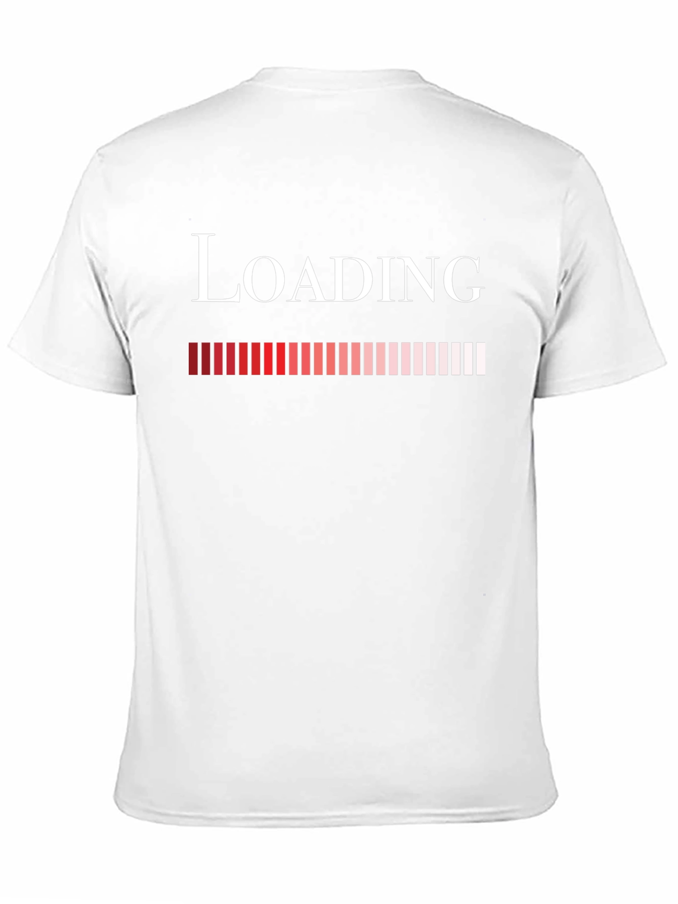 Loading Bar Graphic Tee - Fun Geek T-Shirt