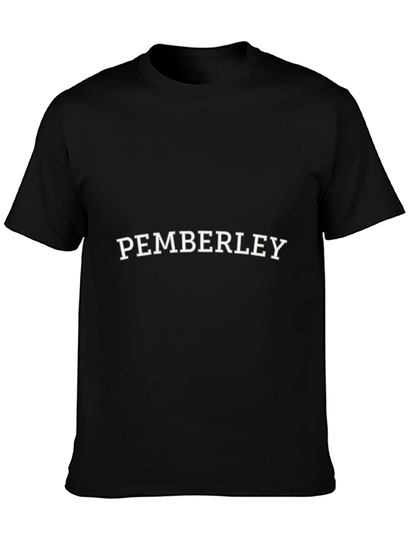 Pemberley Graphic Tee - Jane Austen Inspired Black T-Shirt