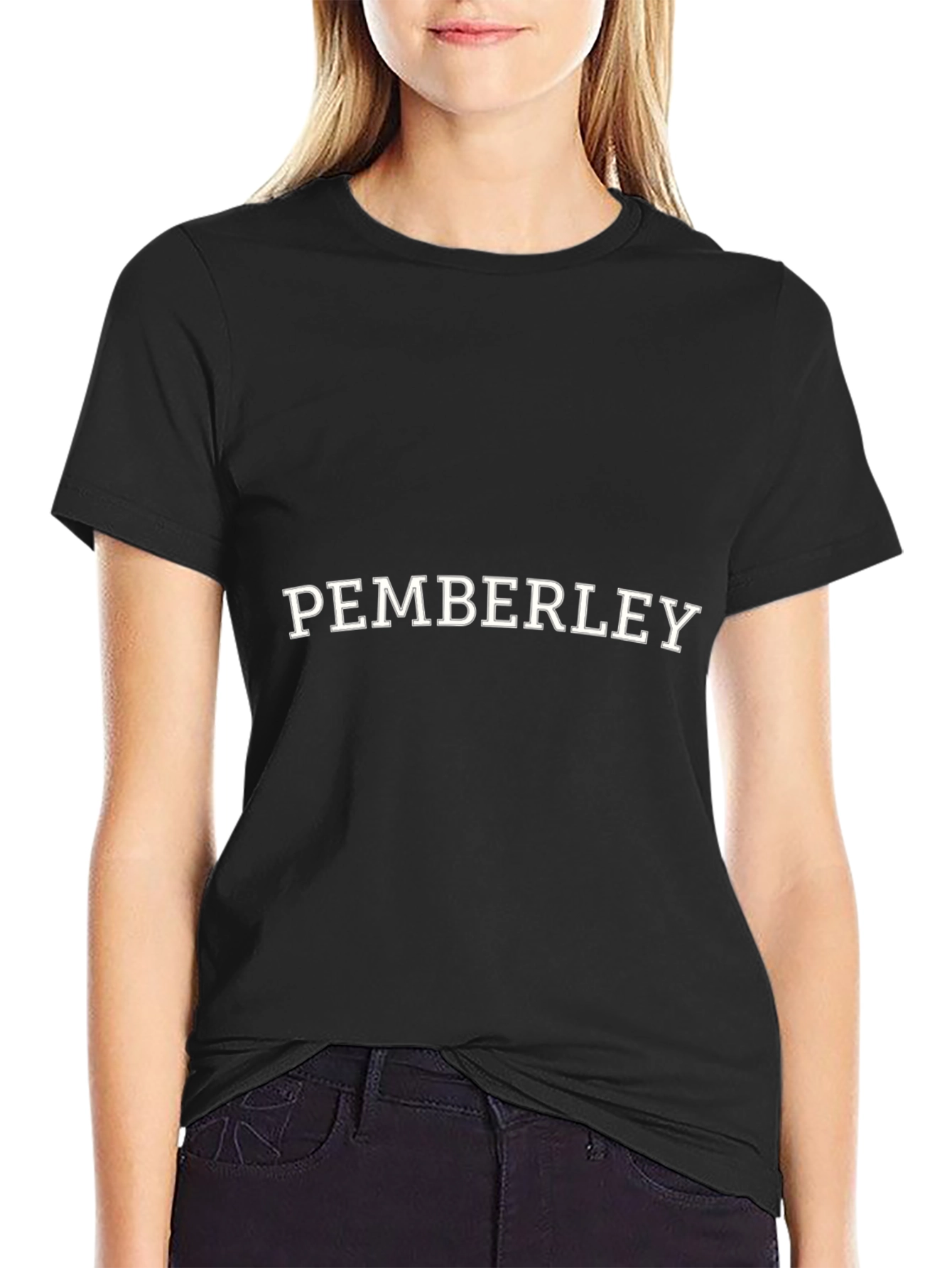 Pemberley Graphic Tee - Jane Austen Inspired Black T-Shirt