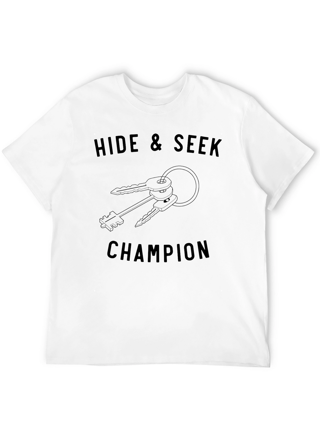 Hide & Seek Champion Black Graphic T-Shirt