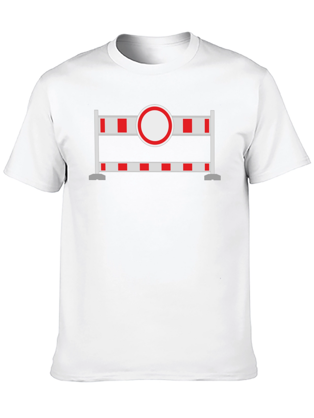 Construction Barrier T-Shirt - Unique Graphic Tee